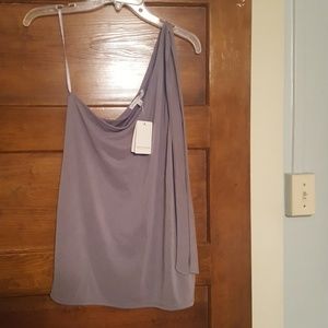 Brand new Green Envelope one shoulder top.